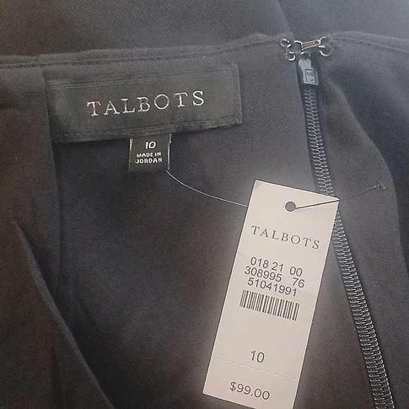 Talbot's NWT Black Pencil Skirt-Size 10-Career Wear - Picture 6 of 9